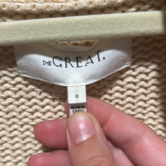 THE GREAT. Harbor cardigan sweater - Picture 3 of 9